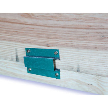 ATTACHE À GLISSIÈRE L 90 MM - fin de stock