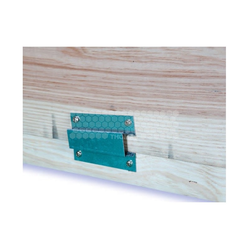 ATTACHE À GLISSIÈRE L 90 MM - fin de stock