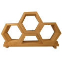 PRESENTOIR EN BOIS MASSIF 3 ALVÉOLES