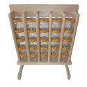 PRESENTOIR EN BOIS MASSIF 5 COLONNES