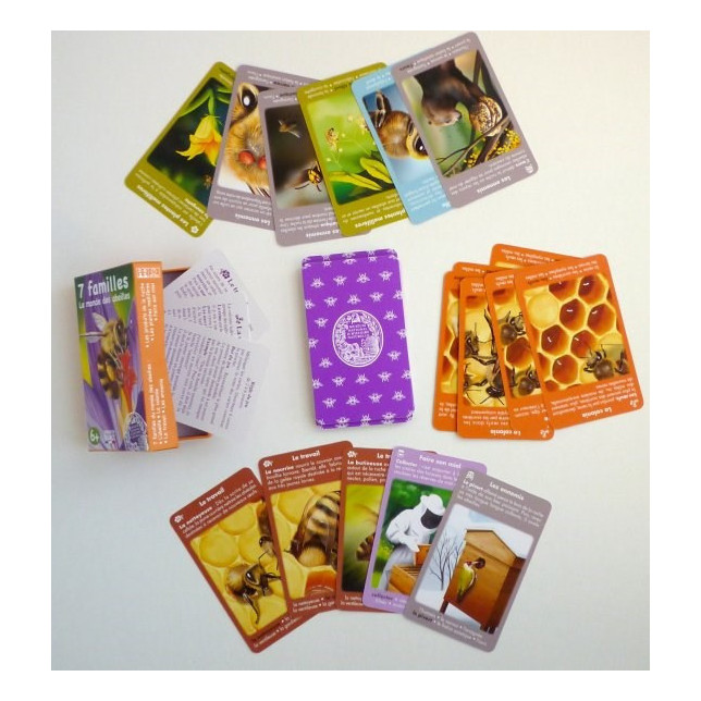 JEU - 7 FAMILLES LE MONDE DES ABEILLES