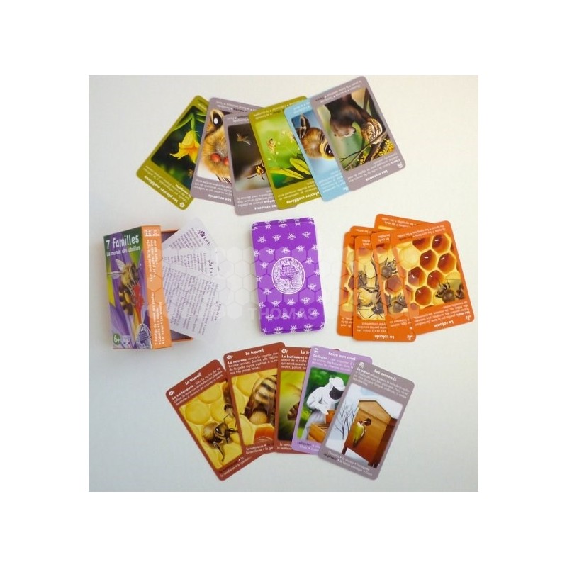 JEU - 7 FAMILLES LE MONDE DES ABEILLES