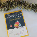 CARTE ILLUSTRATION C.DANA - JOYEUSES FETES - "LA CADOBEE"