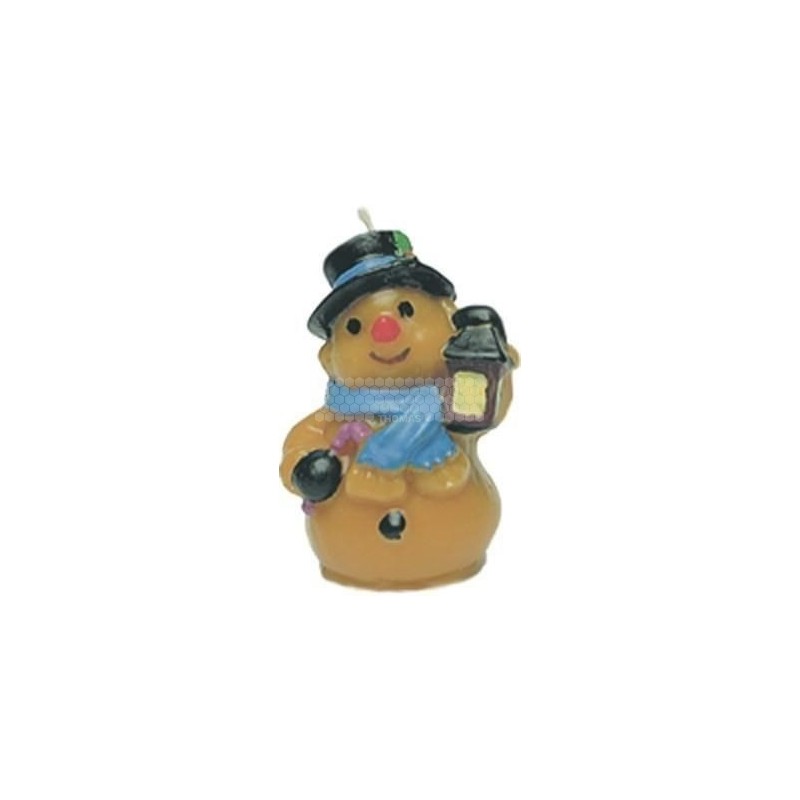 MOULE A BOUGIE : BONHOMME DE NEIGE