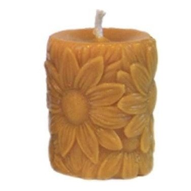 MOULE A BOUGIE : BOUGIE DECOR FLEURS