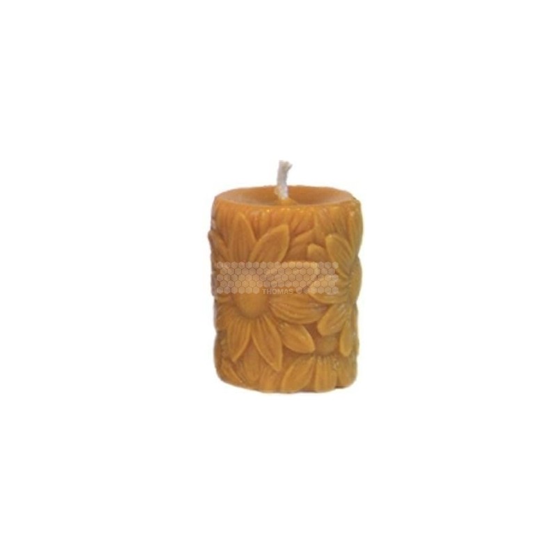 MOULE A BOUGIE : BOUGIE DECOR FLEURS