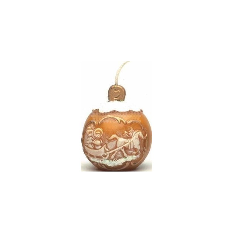 MOULE A BOUGIE : BOULE DE NOEL
