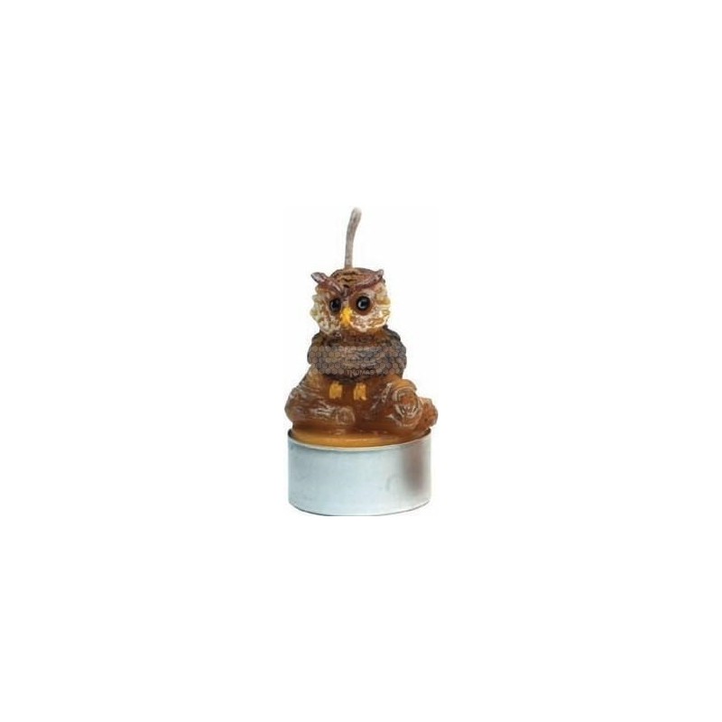 MOULE A BOUGIE : HIBOU SUR SOCLE