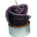 MOULE A BOUGIE : FLEUR SUR SOCLE