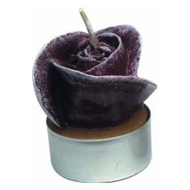MOULE A BOUGIE : FLEUR SUR SOCLE