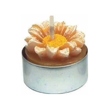MOULE A BOUGIE : MARGUERITTE SUR SOCLE