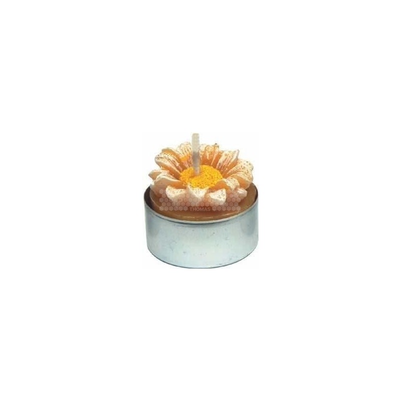 MOULE A BOUGIE : MARGUERITTE SUR SOCLE