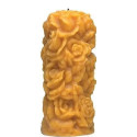 MOULE A BOUGIE : BOUGIE DECOR ROSE
