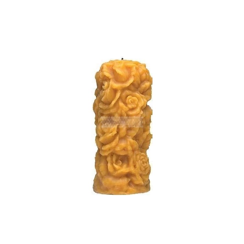 MOULE A BOUGIE : BOUGIE DECOR ROSE