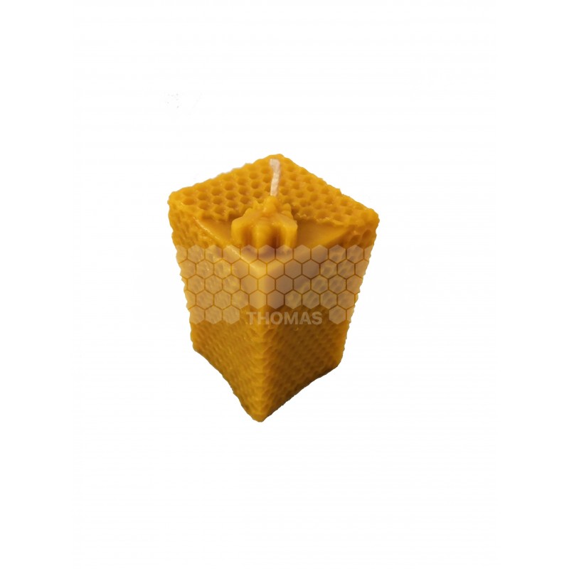 MOULE A BOUGIE CUBE ALVEOLES ABEILLE