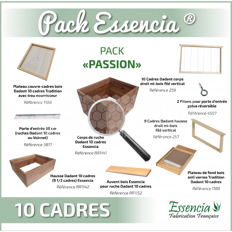 ESSENCIA : PACK PASSION  DDT 10 SANS TOIT