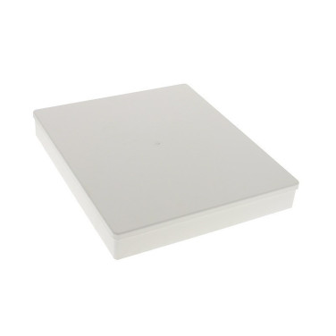 NOURRISSEUR PLASTIQUE RECTANGULAIRE 4 KG TROU 50 MM (320*380*50 mm)