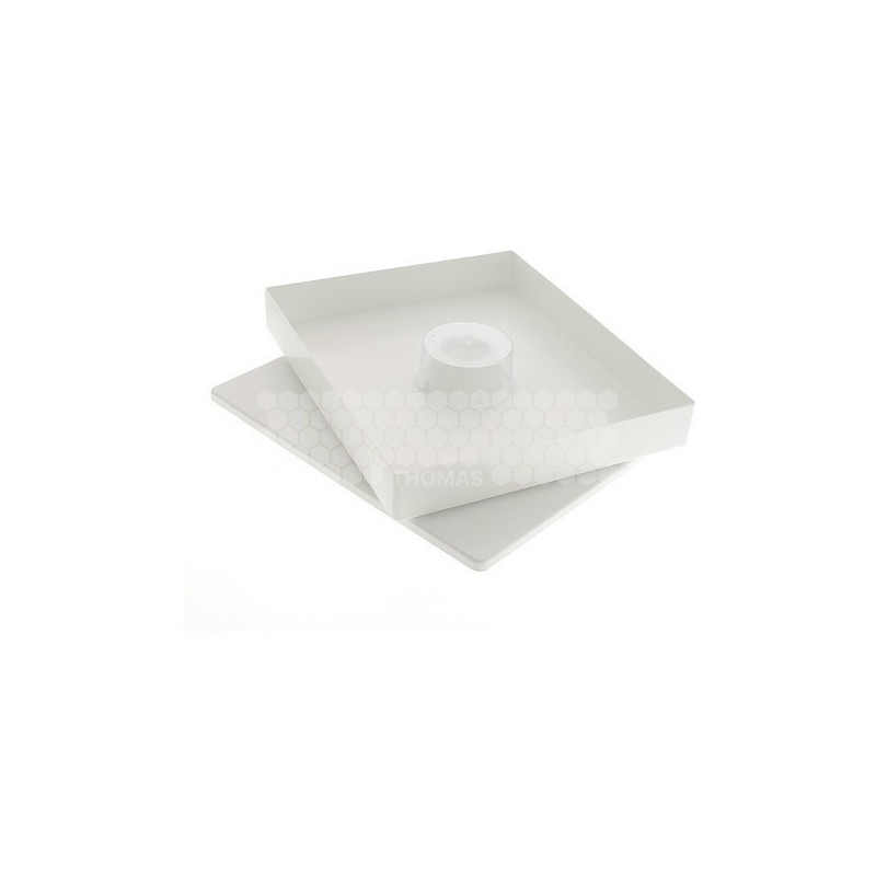 NOURRISSEUR PLASTIQUE RECTANGULAIRE 4 KG TROU 50 MM (320*380*50 mm)