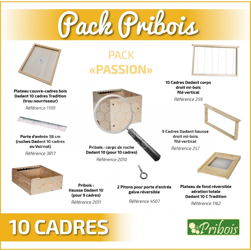 PRIBOIS : PACK PASSION DDT 10 SANS TOIT