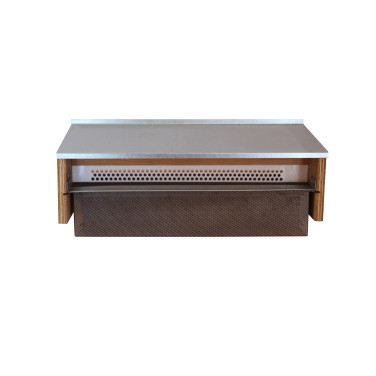 TRAPPE A POLLEN D'ENTREE DDT 10 PREMIUM BOIS-TOIT TOLE-TIROIR INOX