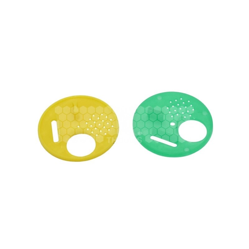 PORTE D'ENTREE PLASTIQUE RONDE RUCHETTE - DIAM 68 MM
