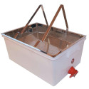 BAC A DESOPERCULER PLASTIQUE / INOX COMPLET (540 X 420 X 260 MM)