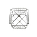 "CAGE CHROMEE ""QUADRA"" 4  CADRES LGTH"