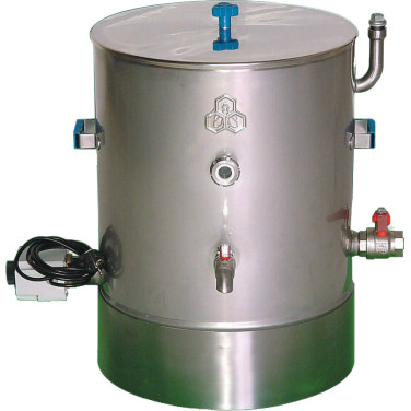 CUVE A CIRE TRIPLE ENVELOPPE 30L A BAIN MARIE D'HUILE (SANS HUILE)