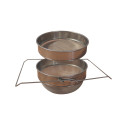 PASSOIRE A COULISSE DOUBLE TAMIS INOX