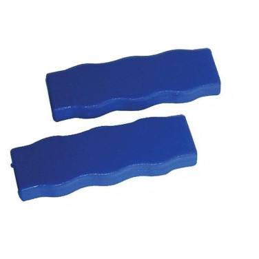 PAIRE DE POIGNES BLEUES DE PROTECTION