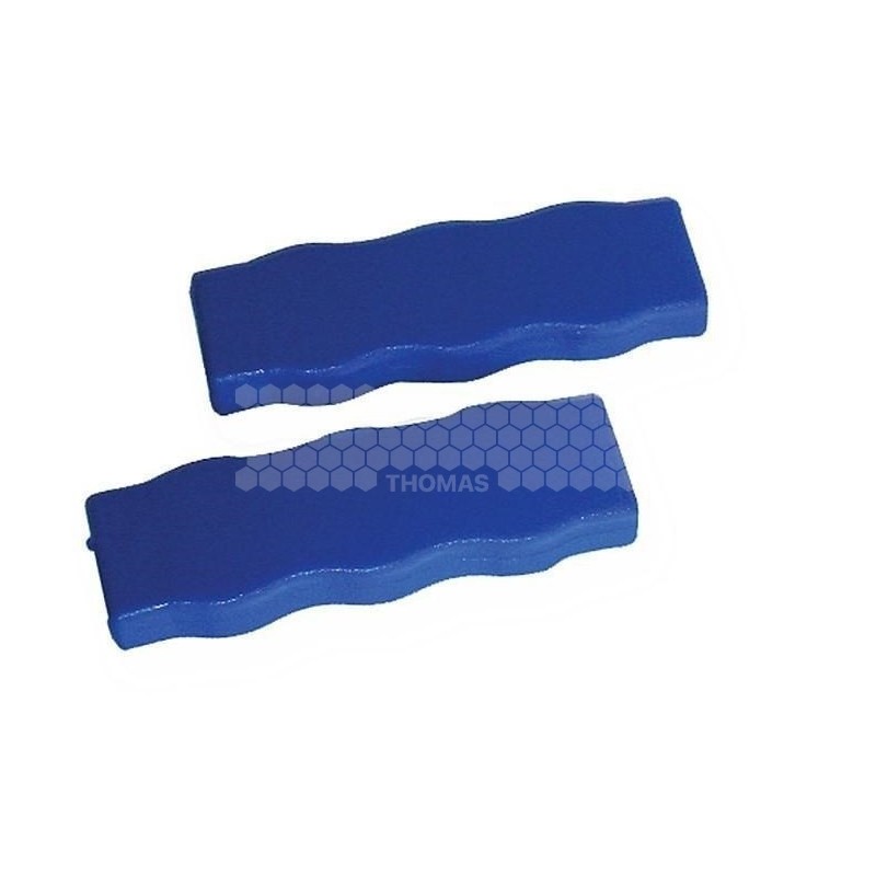 PAIRE DE POIGNES BLEUES DE PROTECTION
