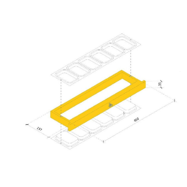 COFFRET CADRE PREMIUM DDT ROOT (12 SECTIONS POUR MIEL EN RAYON)
