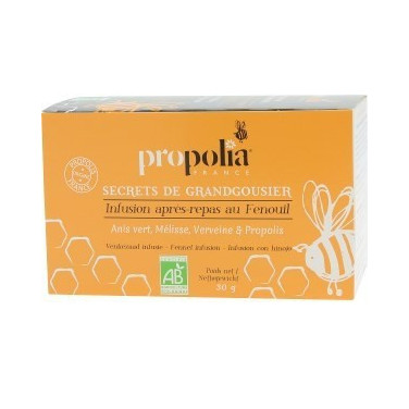 PROPOLIA - INFUSION BIO APRÈS-REPAS (20 SACHETS DE 1.5 G)