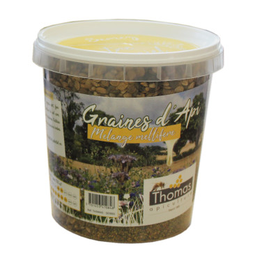 GRAINES D'API THOMAS : MELANGE MELLIFERE (LE POT DE 500 GR)