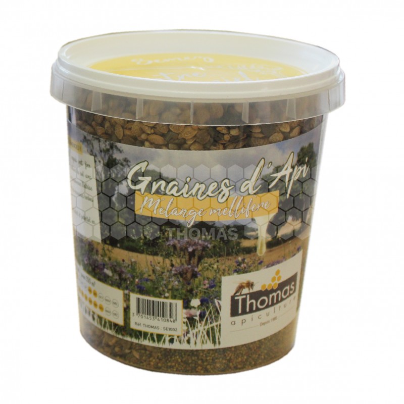 GRAINES D'API THOMAS : MELANGE MELLIFERE (LE POT DE 500 GR)