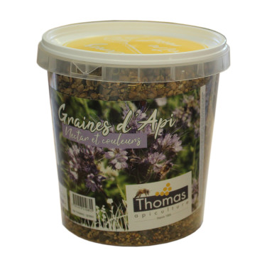 GRAINES D'API THOMAS : MELANGE NECTAR et COULEURS (LE POT DE 500 GR)