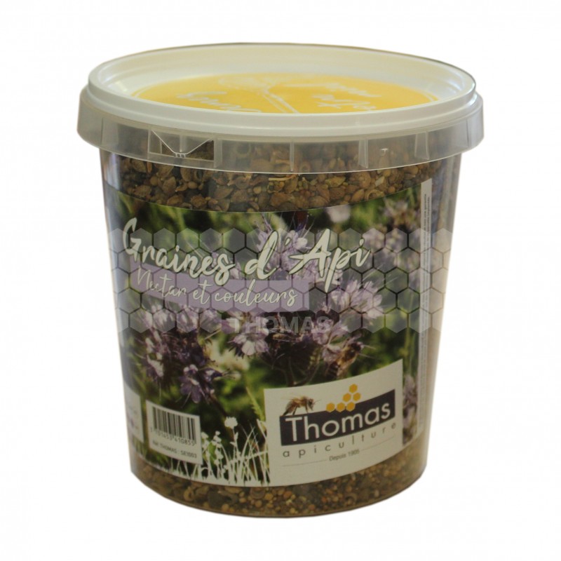 GRAINES D'API THOMAS : MELANGE NECTAR et COULEURS (LE POT DE 500 GR)