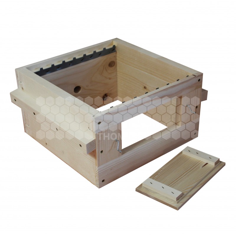 PRIBOIS : CORPS DE RUCHE WARRE VITRE -300*300*210