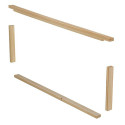 CADRE DADANT ROOT 10 C DROIT A TENONS EN KIT TRADI Percage Horizontal
