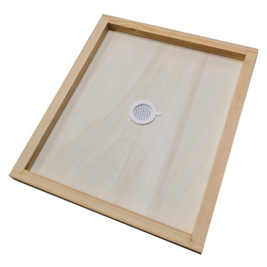 PLATEAU COUVRE CADRES BOIS LANGSTROTH TRADITION AVEC TROU (420*510)