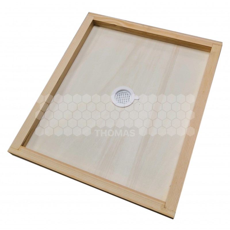PLATEAU COUVRE CADRES BOIS LANGSTROTH TRADITION AVEC TROU (420*510)