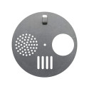 PORTE D'ENTREE RONDE METALLIQUE 4 VOIES D125