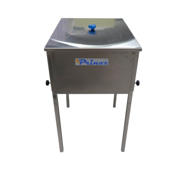PRINOX : HOBBY BAC -BAC A DESOPERCULER INOX DADANT (ROBINET RESIMEL)