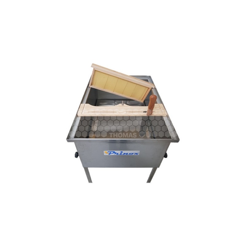 PRINOX : HOBBY BAC -BAC A DESOPERCULER INOX DADANT (ROBINET RESIMEL)