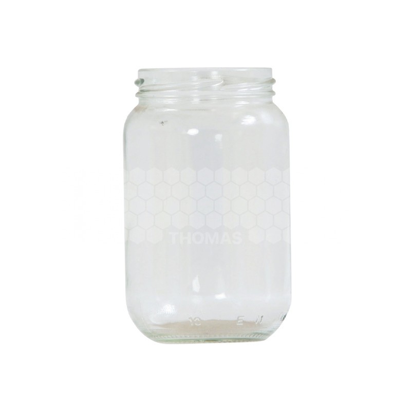 POT VERRE 500 GR 385 ML MIEL TO 63 (PALETTE) SANS CAPSULE