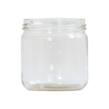 POT VERRE 500 GR CHONIG BAS 390 ML TO 82 (PALETTE) SANS CAPSULE