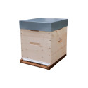 PRIBOIS® : RUCHE DADANT 10 C  (cadres HOFFMAN FILES-TOIT TOLE 100mm)