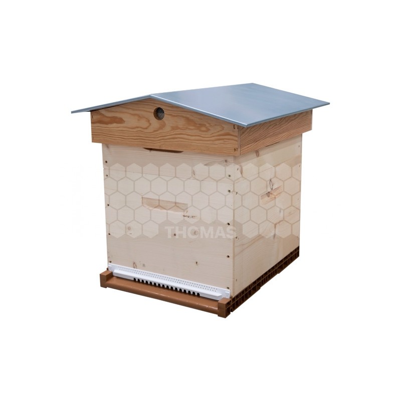 PRIBOIS® : RUCHE DADANT 10 C (sans cadre -TOIT CHALET)