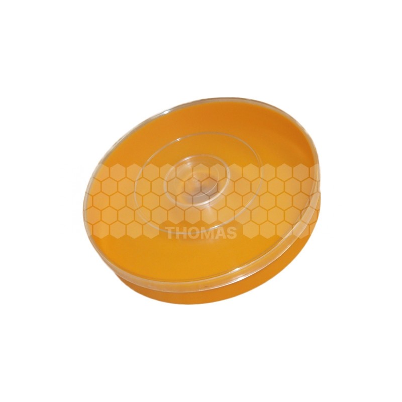 NOURRISSEUR PLASTIQUE ROND 2 KG (diam 260 mm-hauteur 55 mm)