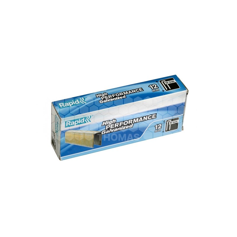 AGRAFES 12 MM POUR RAPID 606 (BOITE DE 3600)